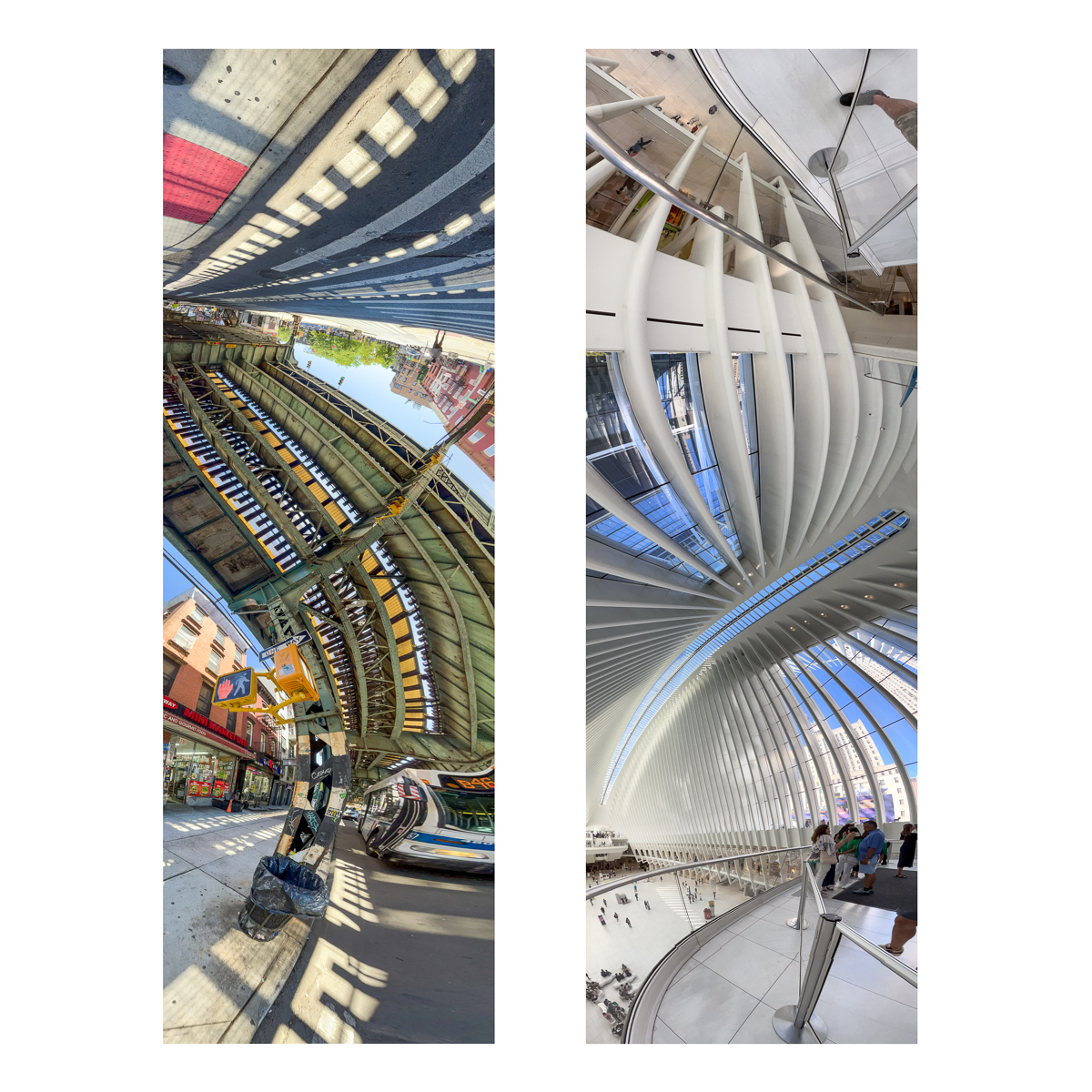 Upstream/Downstream - 270° Phases<br>the Occulus and Broadway Elevated, Brooklyn - 2022